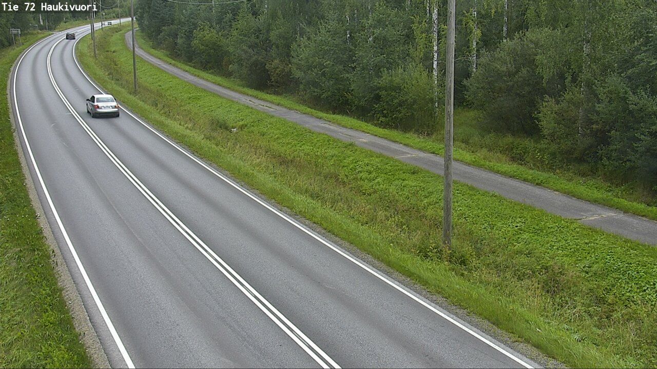 Weather Camera Image Road 72 Haukivuori, Mikkeli, Etelä-Savo