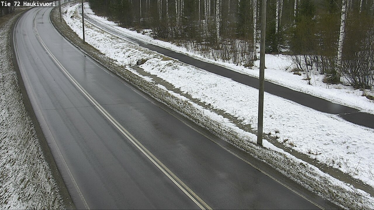 Weather Camera Image Road 72 Haukivuori, Mikkeli, Etelä-Savo