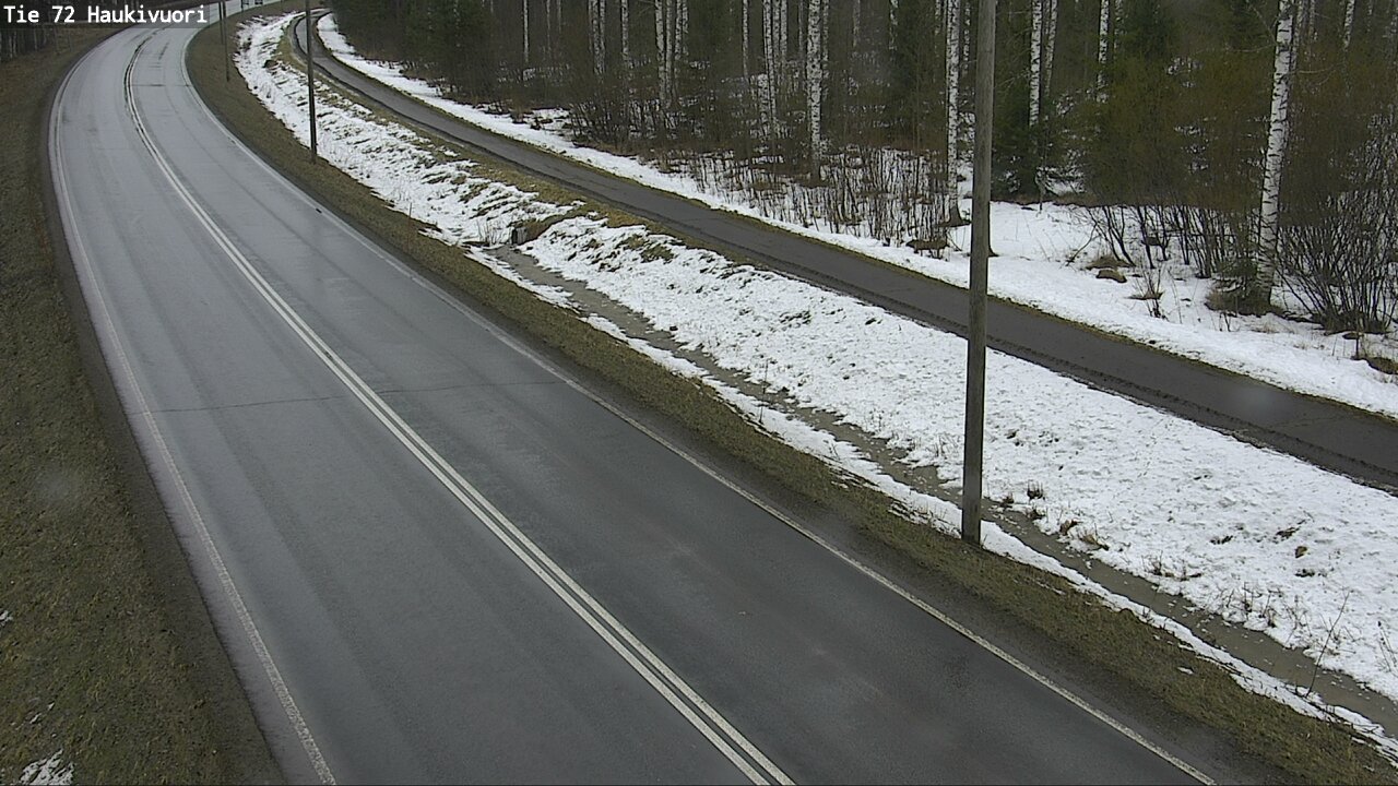 Weather Camera Image Road 72 Haukivuori, Mikkeli, Etelä-Savo