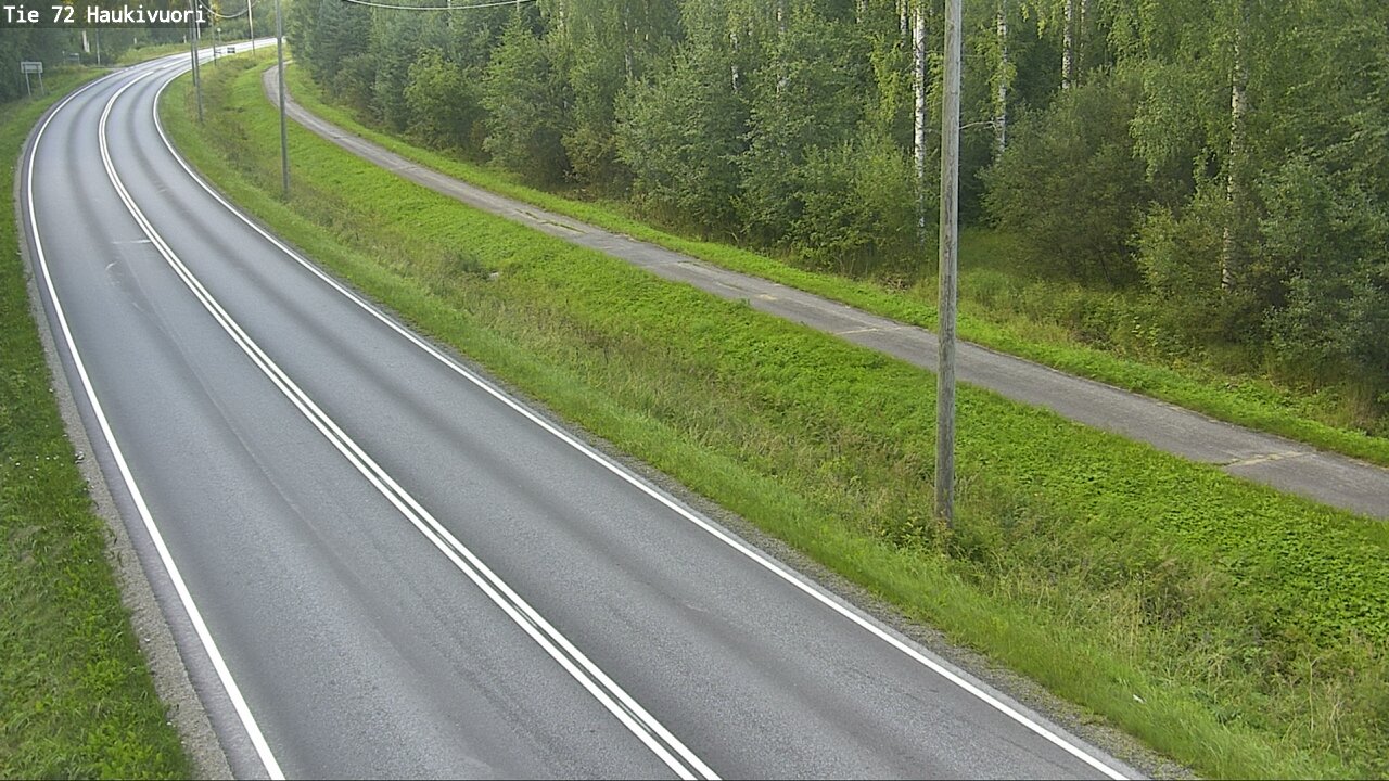 Weather Camera Image Road 72 Haukivuori, Mikkeli, Etelä-Savo