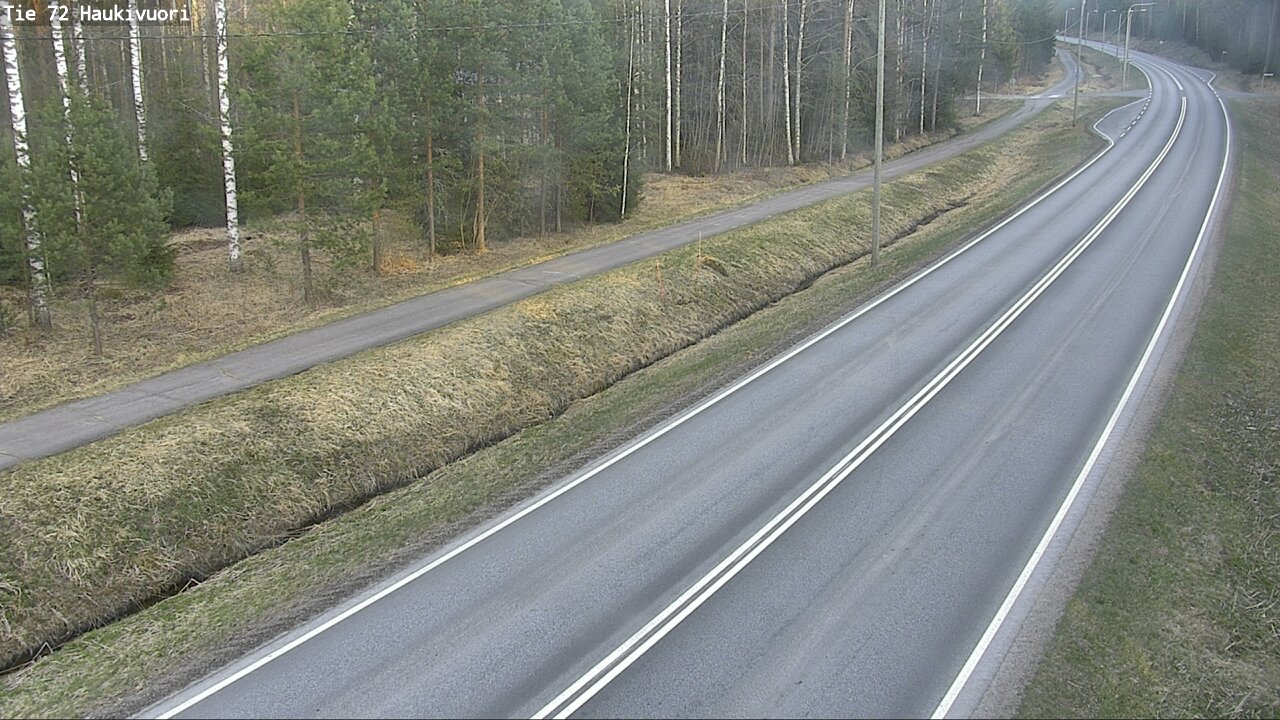 Weather Camera Image Väg 72 Haukivuori, Mikkeli, Etelä-Savo