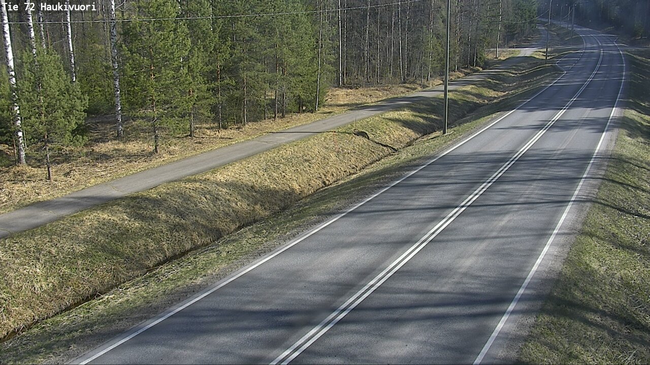 Weather Camera Image Väg 72 Haukivuori, Mikkeli, Etelä-Savo