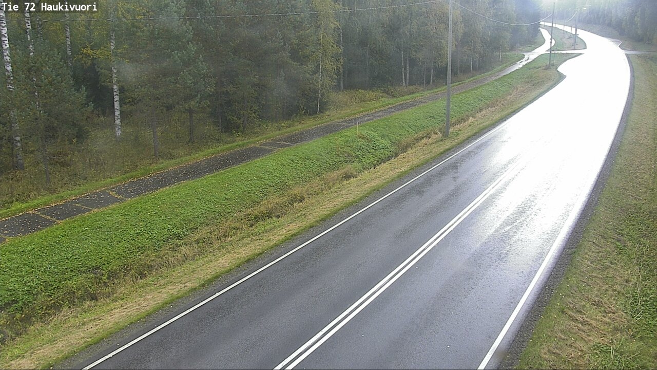 Weather Camera Image Road 72 Haukivuori, Mikkeli, Etelä-Savo