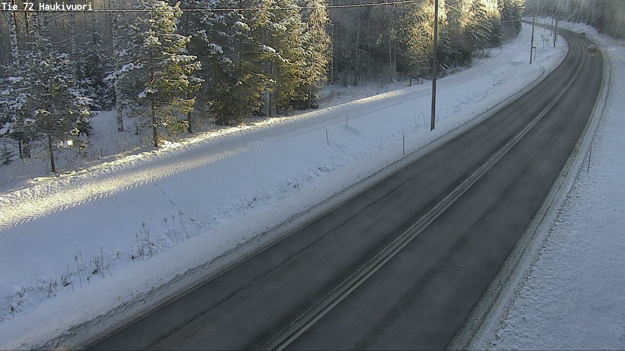 Weather Camera Image Väg 72 Haukivuori, Mikkeli, Etelä-Savo