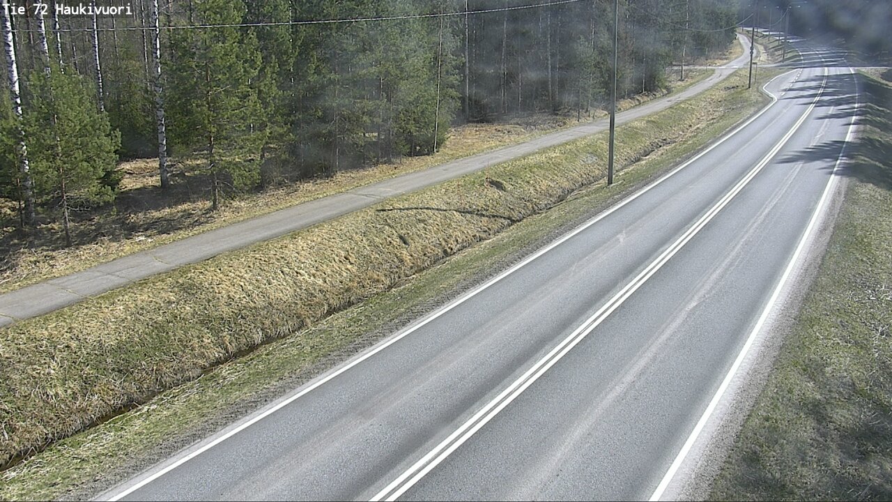 Weather Camera Image Väg 72 Haukivuori, Mikkeli, Etelä-Savo