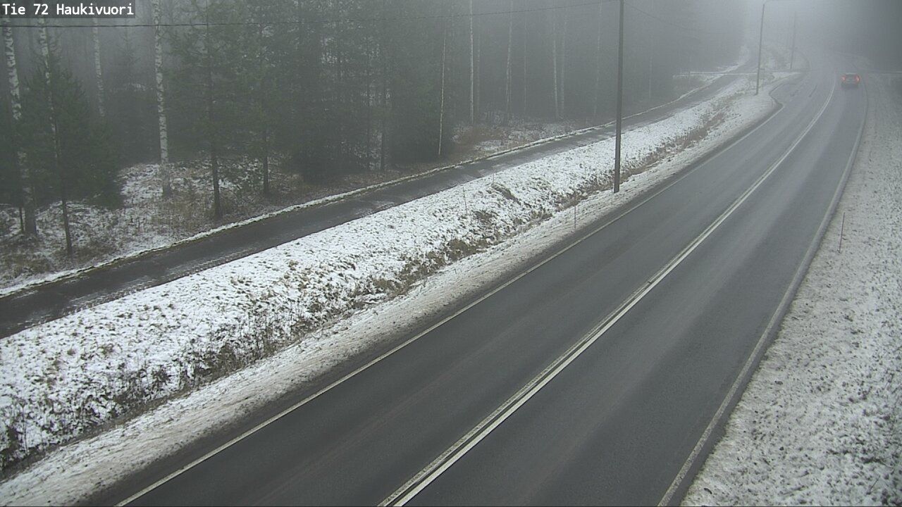 Weather Camera Image Väg 72 Haukivuori, Mikkeli, Etelä-Savo