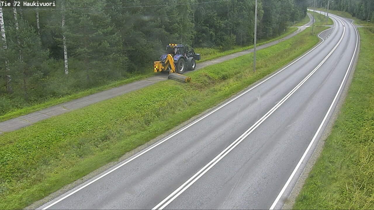 Weather Camera Image Väg 72 Haukivuori, Mikkeli, Etelä-Savo