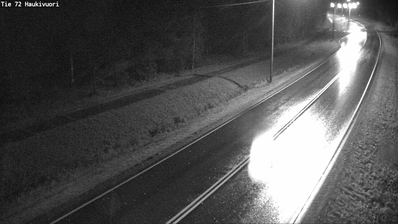 Weather Camera Image Road 72 Haukivuori, Mikkeli, Etelä-Savo