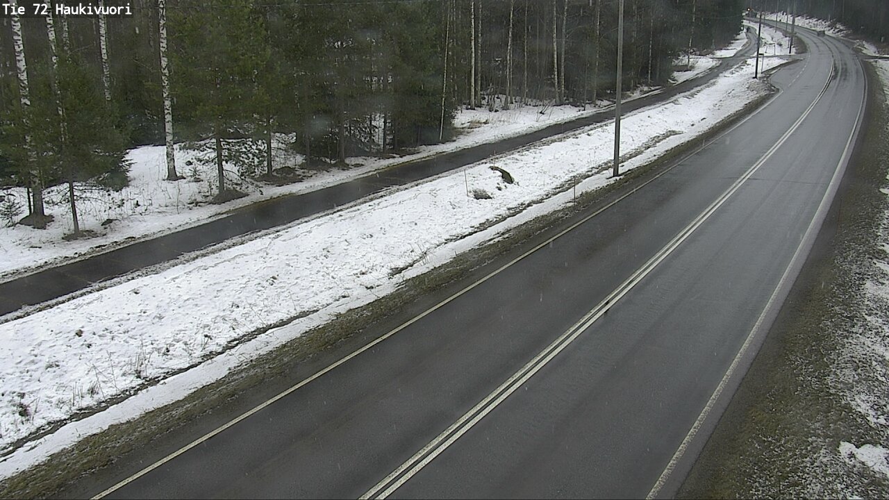 Weather Camera Image Väg 72 Haukivuori, Mikkeli, Etelä-Savo