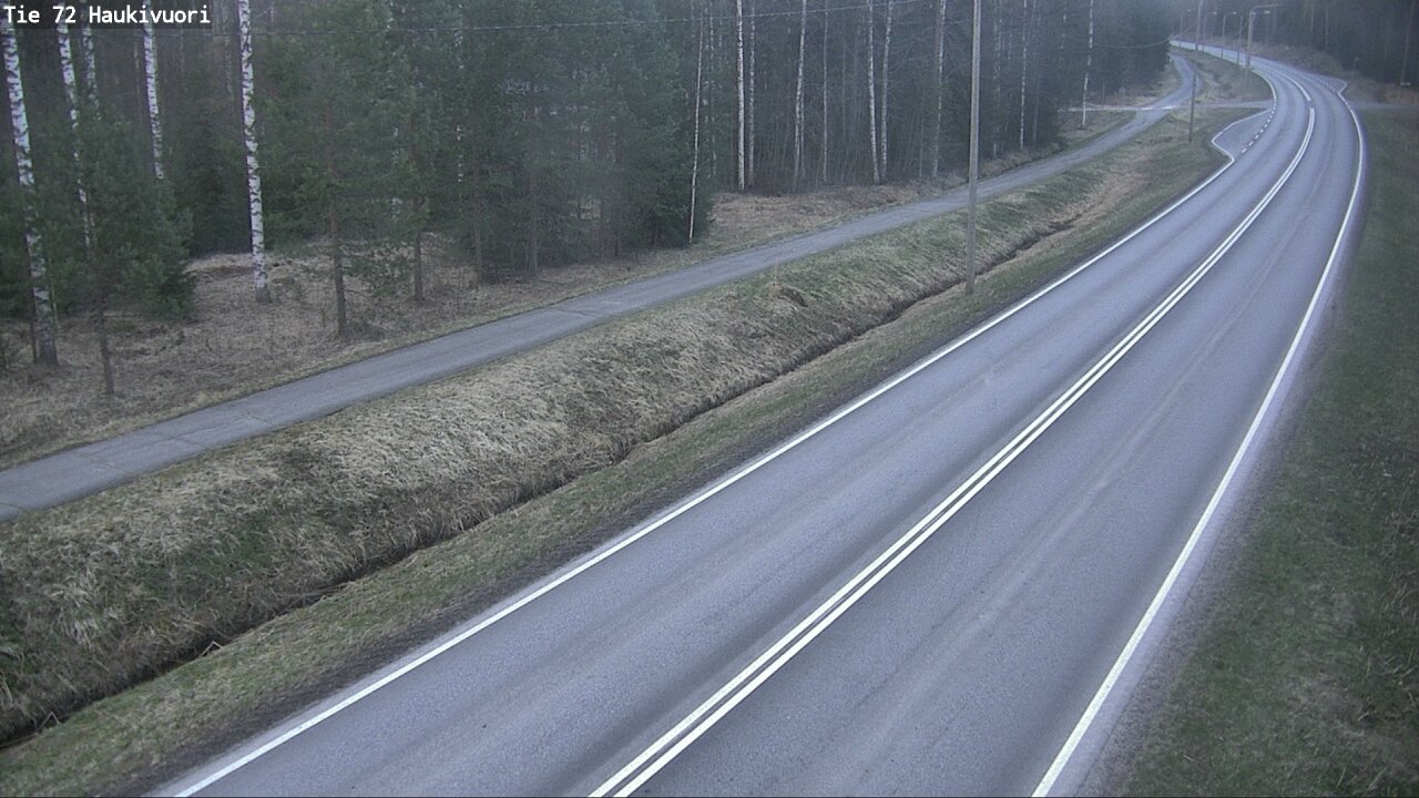 Weather Camera Image Road 72 Haukivuori, Mikkeli, Etelä-Savo
