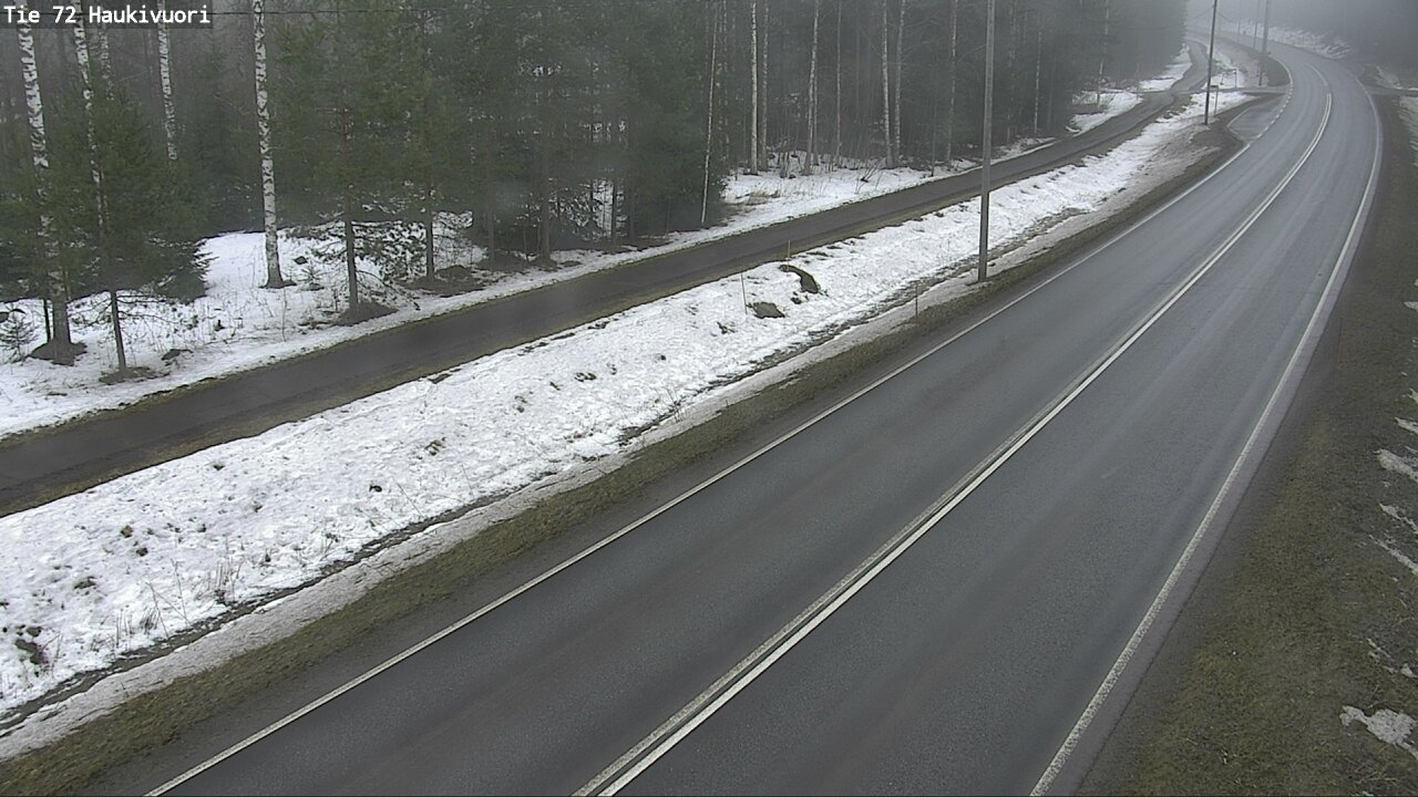 Weather Camera Image Road 72 Haukivuori, Mikkeli, Etelä-Savo