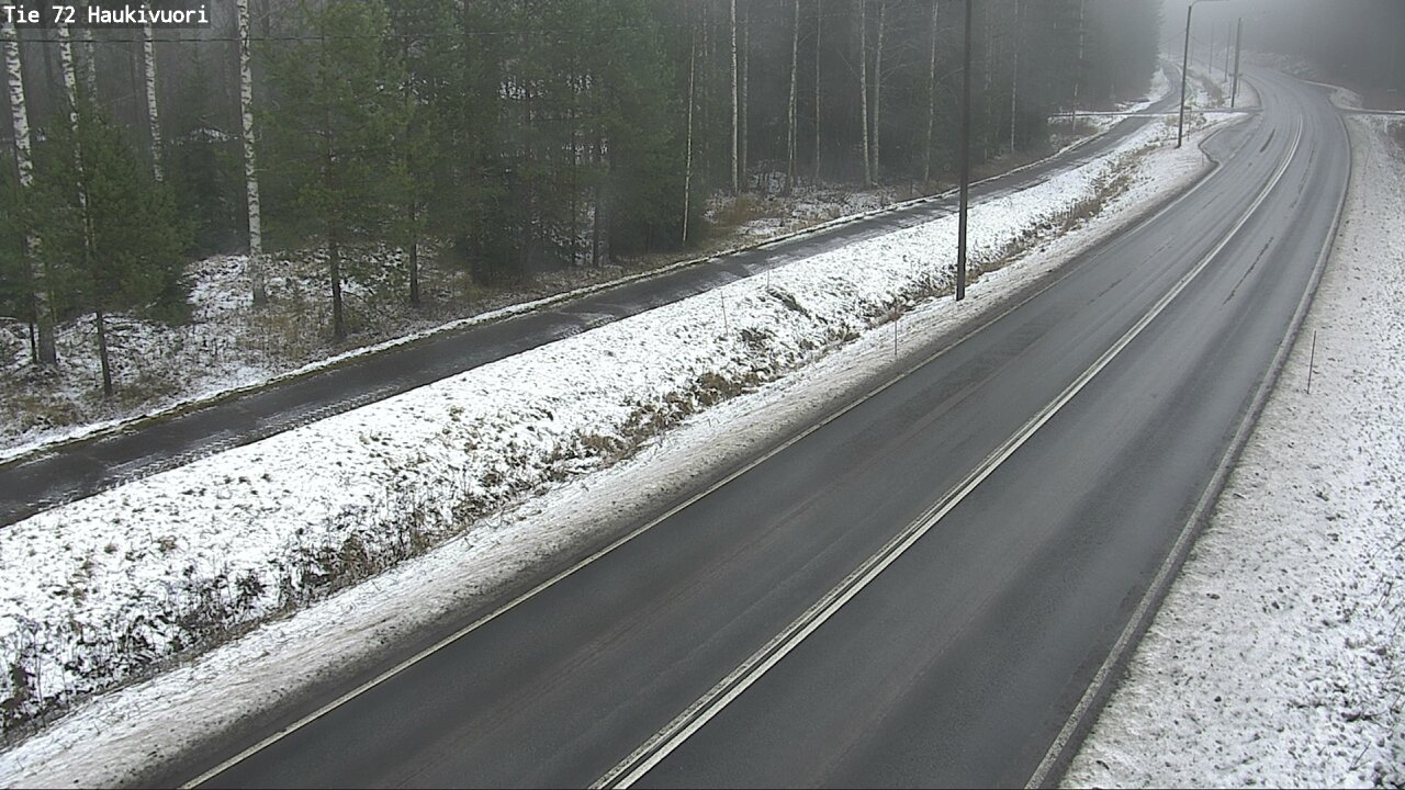 Weather Camera Image Väg 72 Haukivuori, Mikkeli, Etelä-Savo