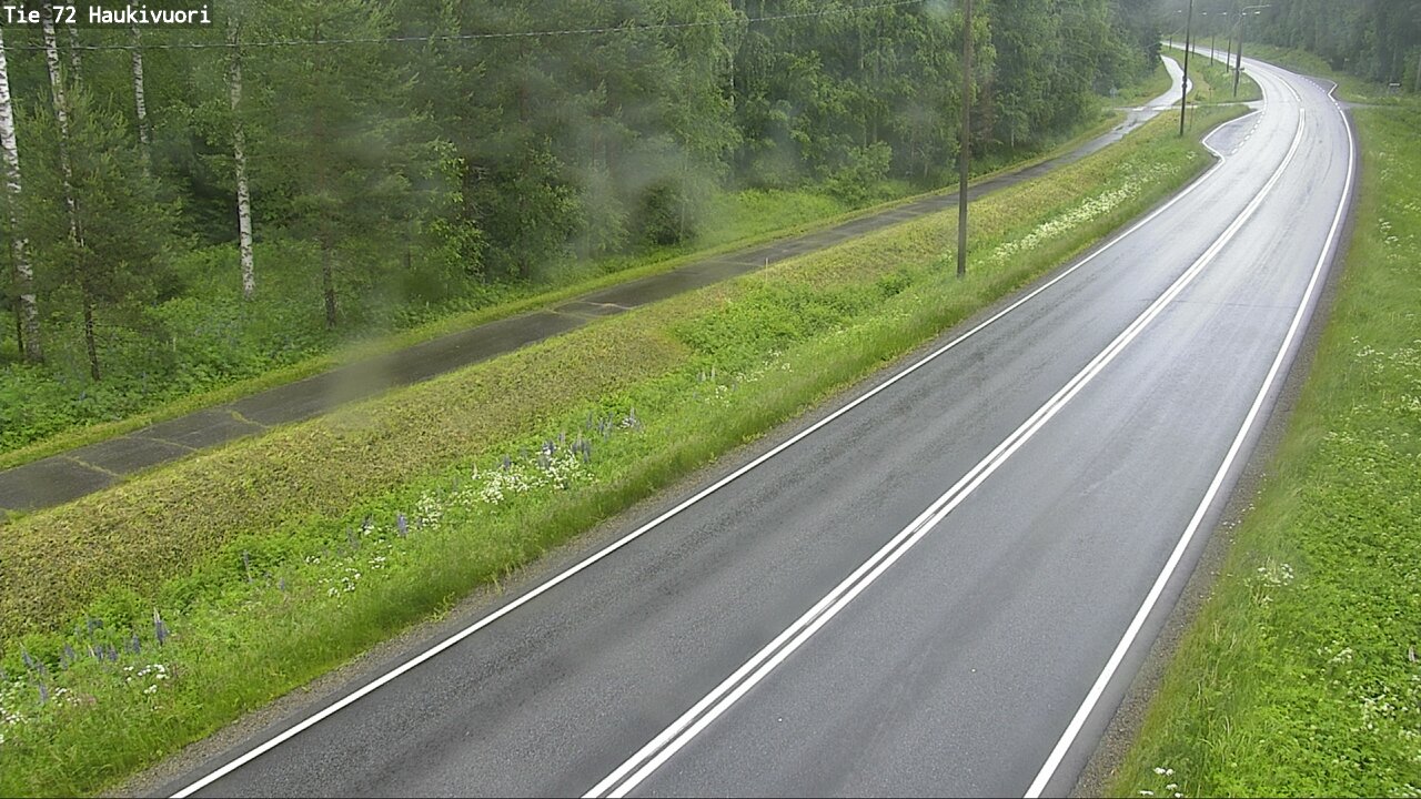 Weather Camera Image Road 72 Haukivuori, Mikkeli, Etelä-Savo