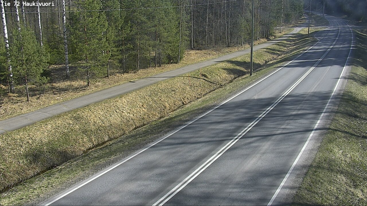 Weather Camera Image Väg 72 Haukivuori, Mikkeli, Etelä-Savo