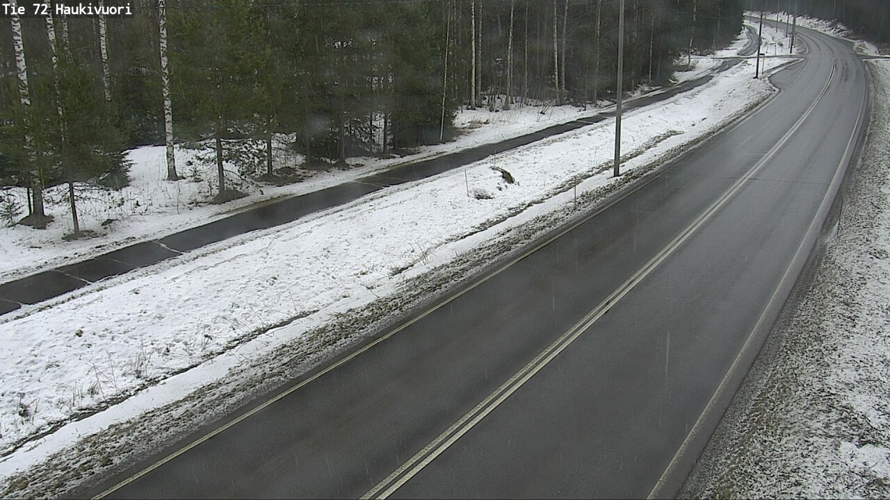 Weather Camera Image Väg 72 Haukivuori, Mikkeli, Etelä-Savo