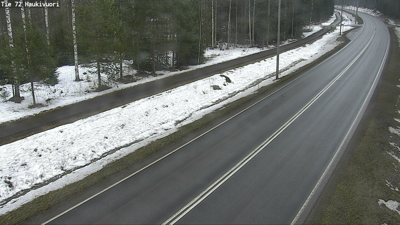 Weather Camera Image Väg 72 Haukivuori, Mikkeli, Etelä-Savo