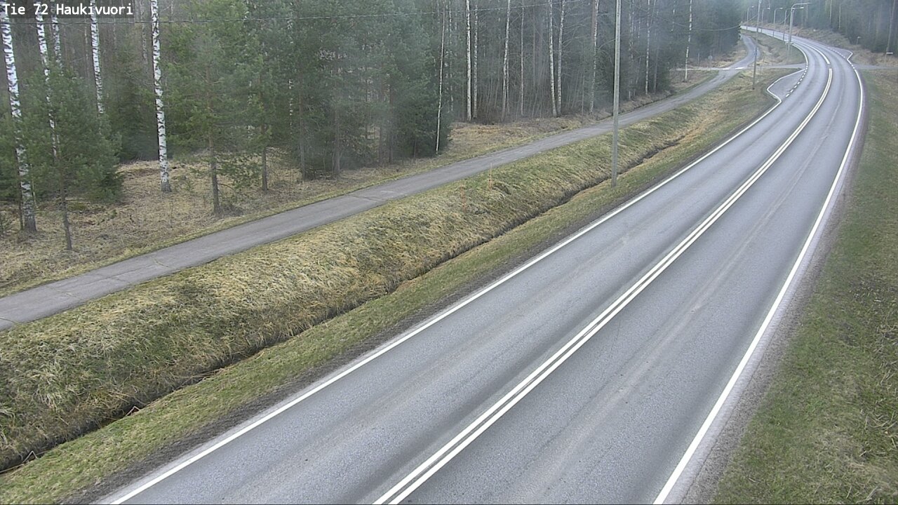 Weather Camera Image Road 72 Haukivuori, Mikkeli, Etelä-Savo