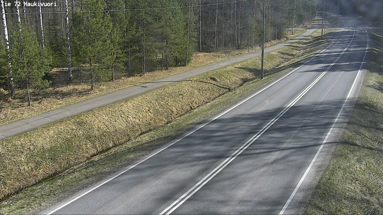 Weather Camera Image Väg 72 Haukivuori, Mikkeli, Etelä-Savo