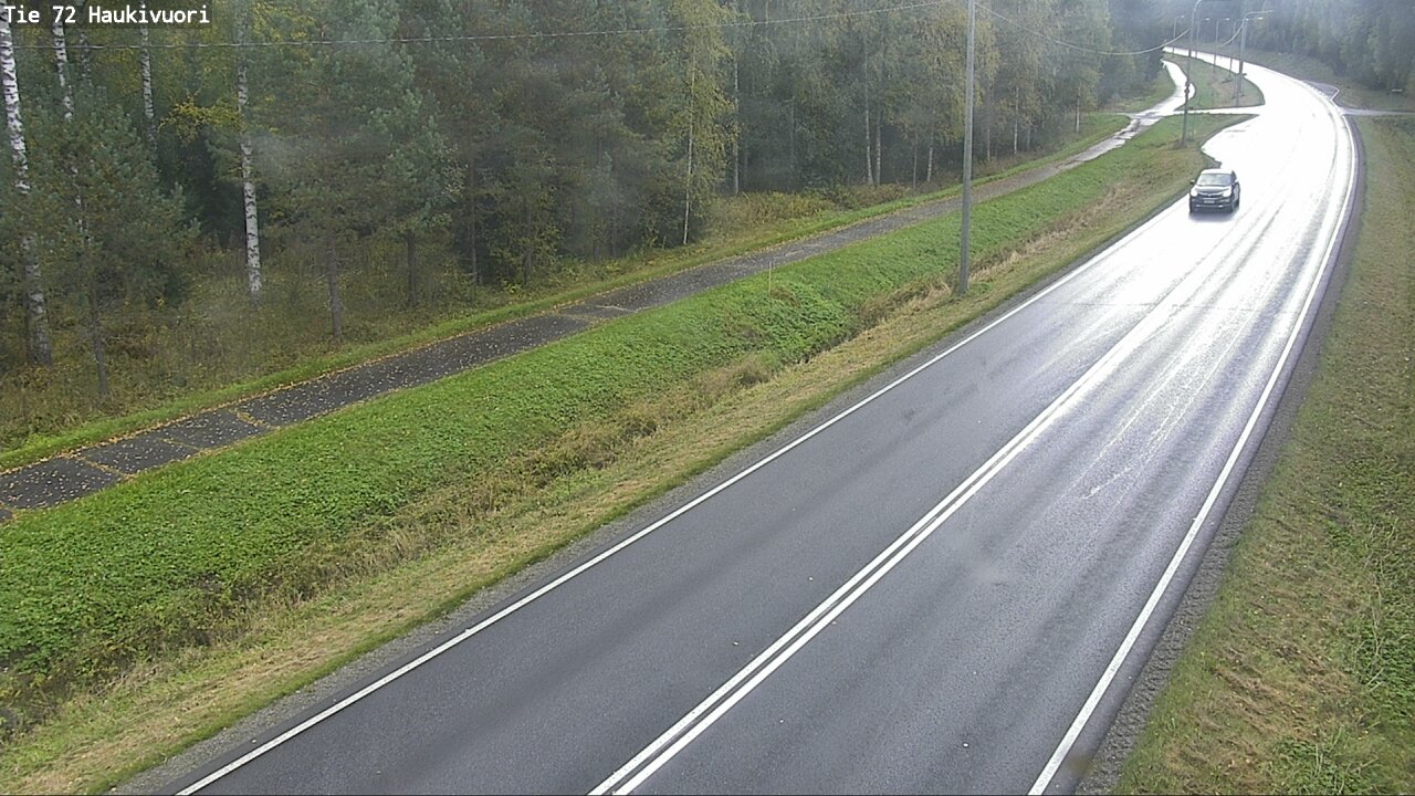 Weather Camera Image Road 72 Haukivuori, Mikkeli, Etelä-Savo