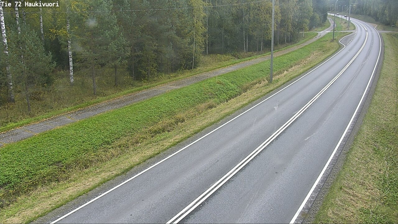 Weather Camera Image Väg 72 Haukivuori, Mikkeli, Etelä-Savo