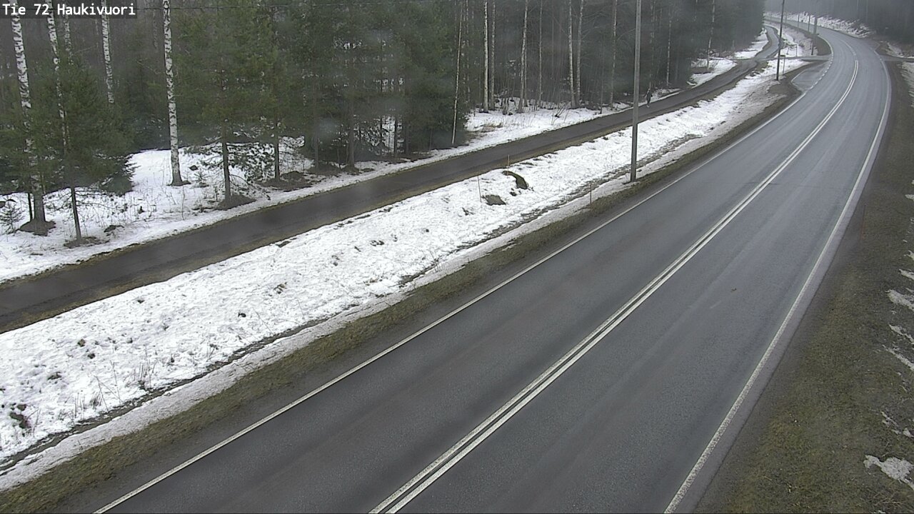 Weather Camera Image Väg 72 Haukivuori, Mikkeli, Etelä-Savo