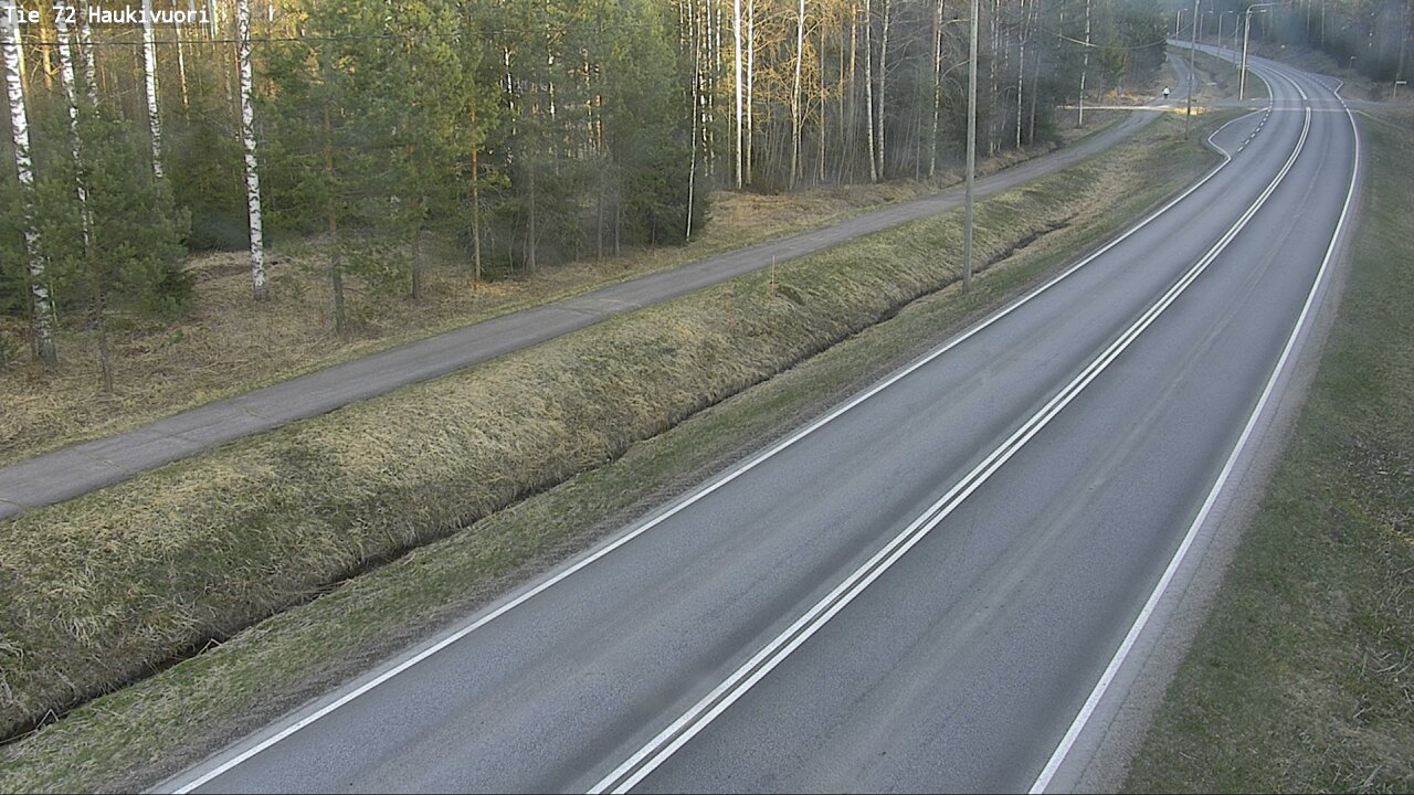 Weather Camera Image Väg 72 Haukivuori, Mikkeli, Etelä-Savo