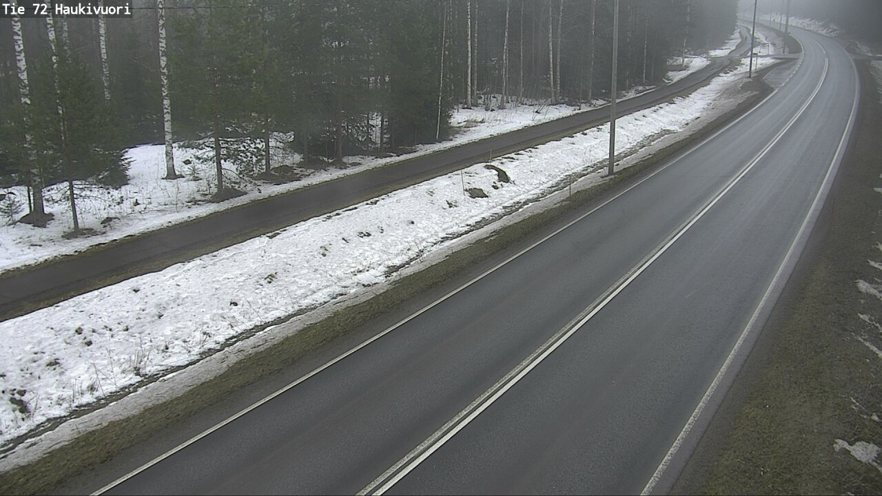 Weather Camera Image Road 72 Haukivuori, Mikkeli, Etelä-Savo