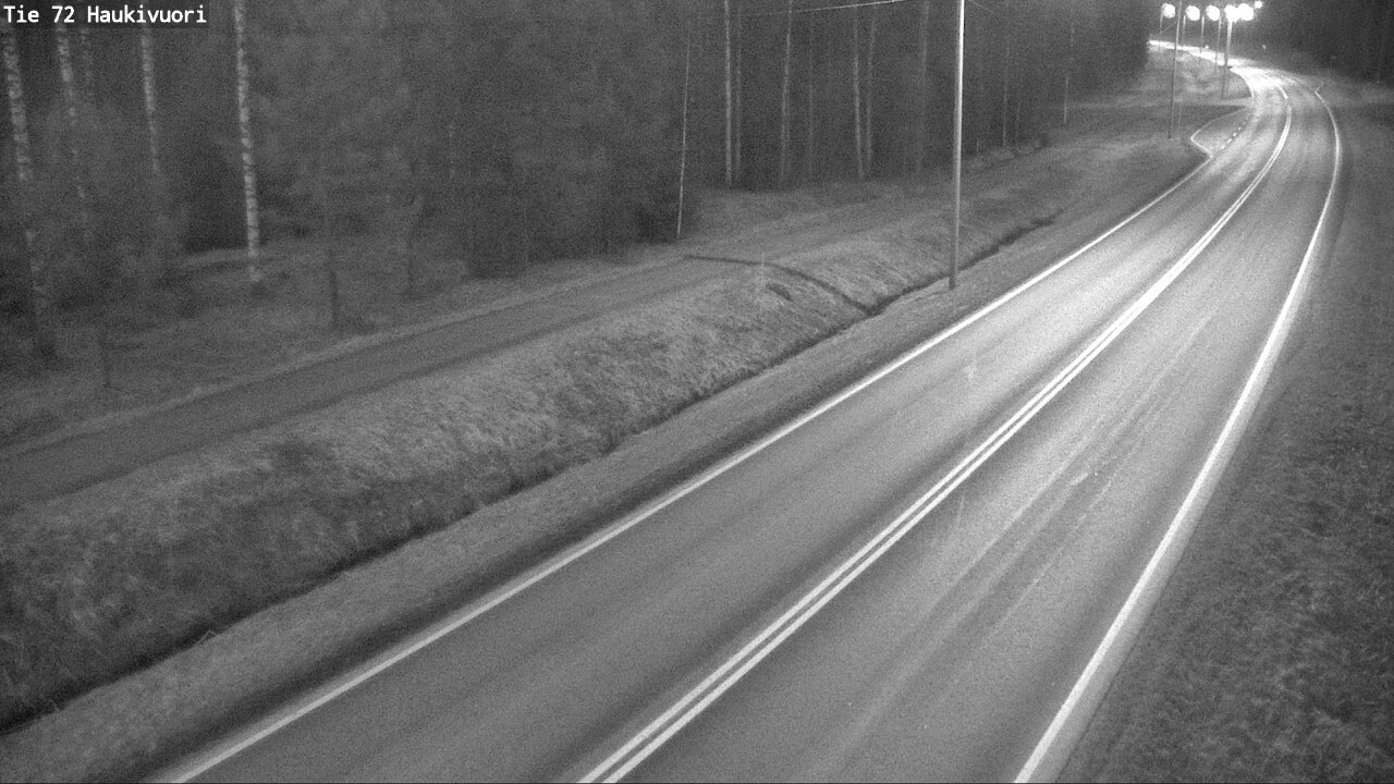 Weather Camera Image Road 72 Haukivuori, Mikkeli, Etelä-Savo
