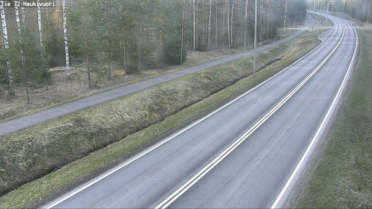 Weather Camera Image Road 72 Haukivuori, Mikkeli, Etelä-Savo