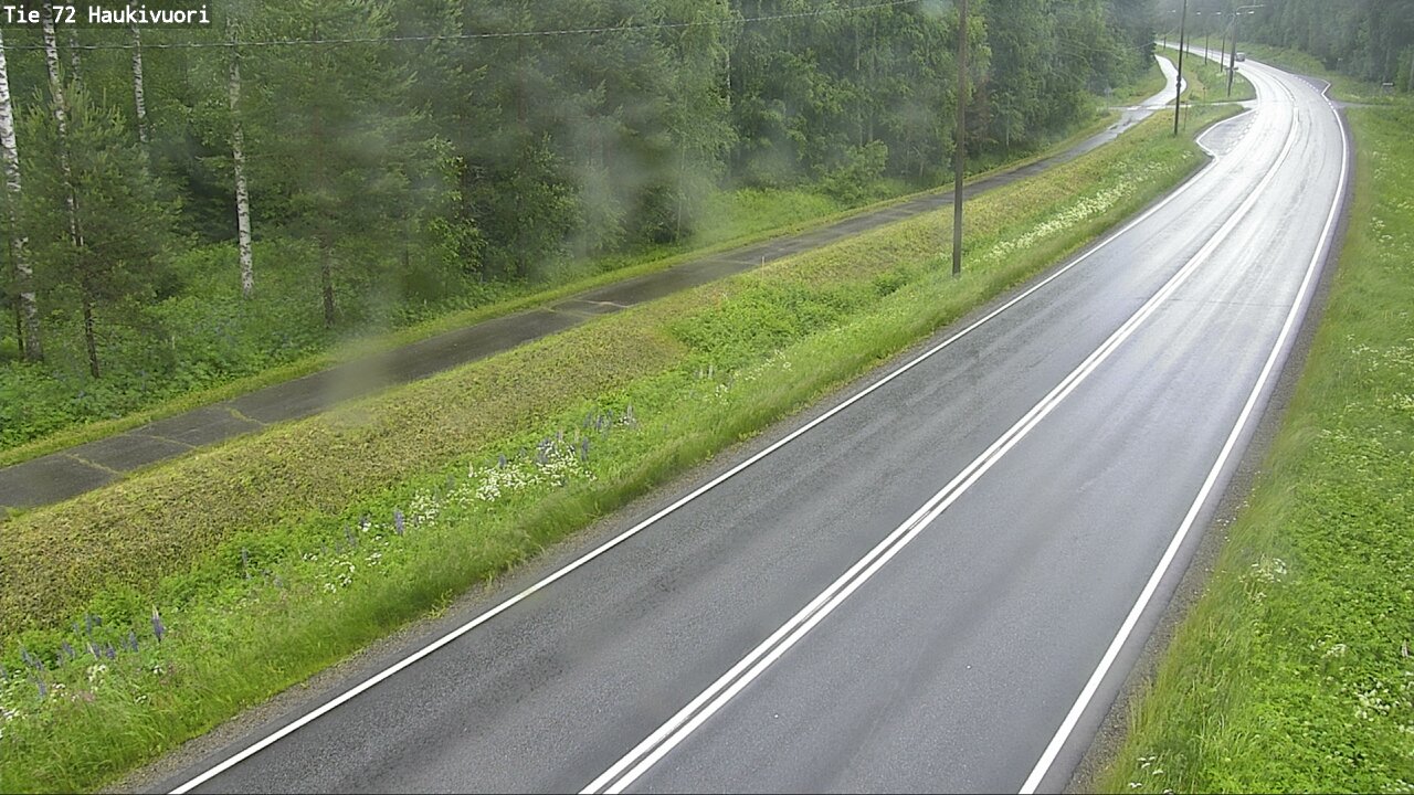 Weather Camera Image Road 72 Haukivuori, Mikkeli, Etelä-Savo