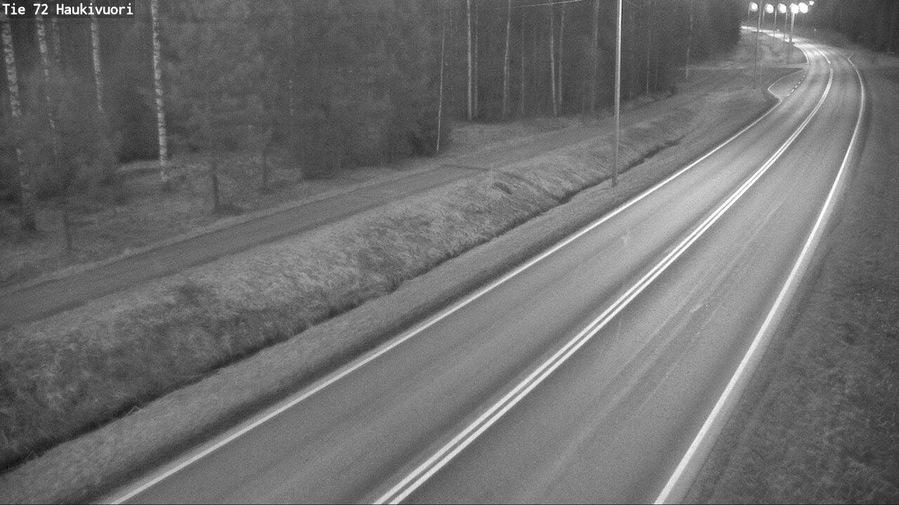 Weather Camera Image Road 72 Haukivuori, Mikkeli, Etelä-Savo