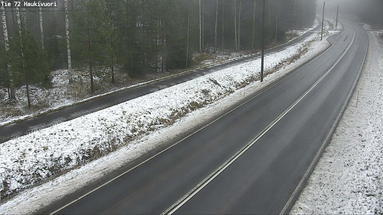 Weather Camera Image Väg 72 Haukivuori, Mikkeli, Etelä-Savo