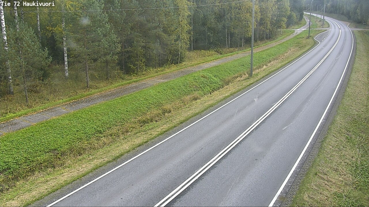 Weather Camera Image Road 72 Haukivuori, Mikkeli, Etelä-Savo