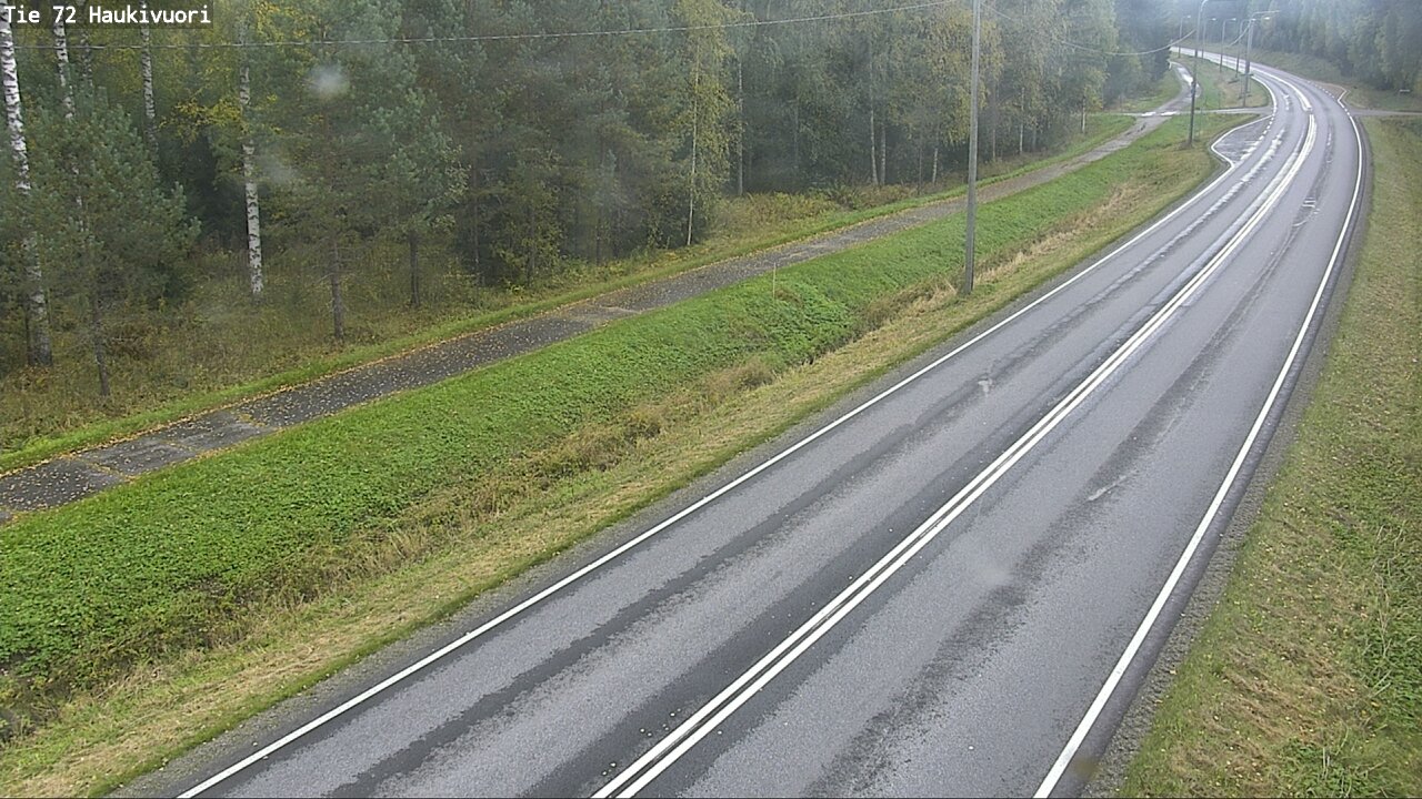 Weather Camera Image Road 72 Haukivuori, Mikkeli, Etelä-Savo