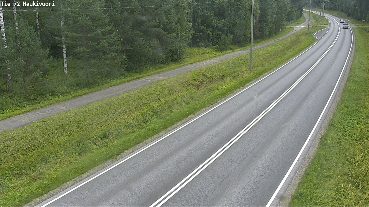 Weather Camera Image Road 72 Haukivuori, Mikkeli, Etelä-Savo