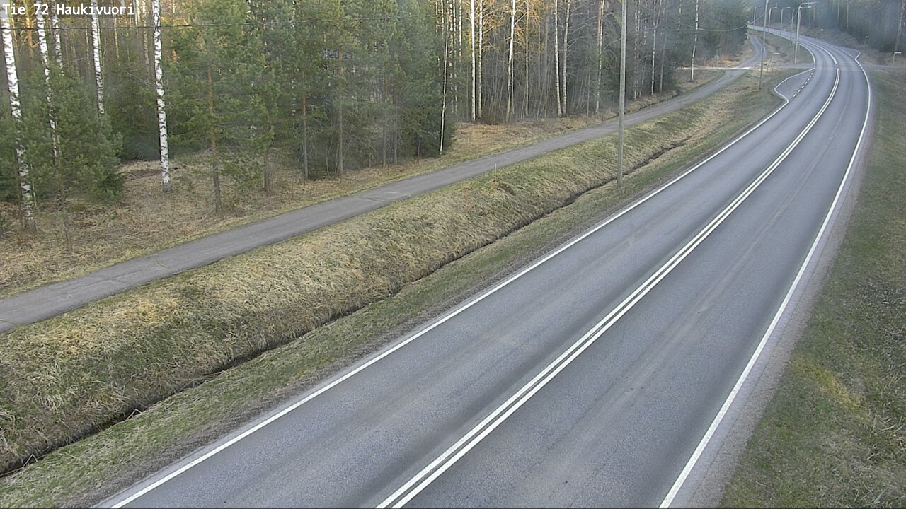 Weather Camera Image Väg 72 Haukivuori, Mikkeli, Etelä-Savo