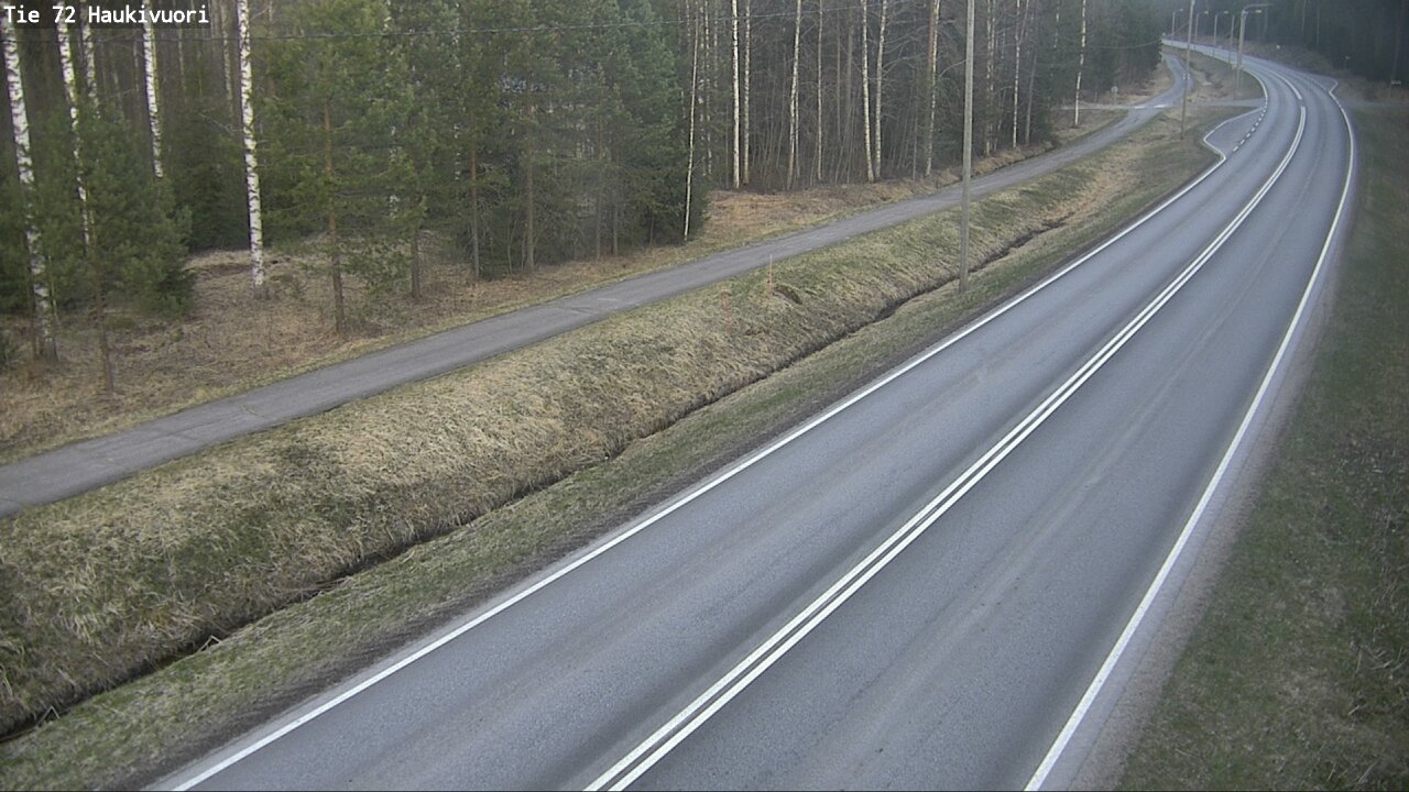 Weather Camera Image Väg 72 Haukivuori, Mikkeli, Etelä-Savo