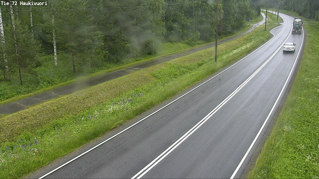 Weather Camera Image Road 72 Haukivuori, Mikkeli, Etelä-Savo
