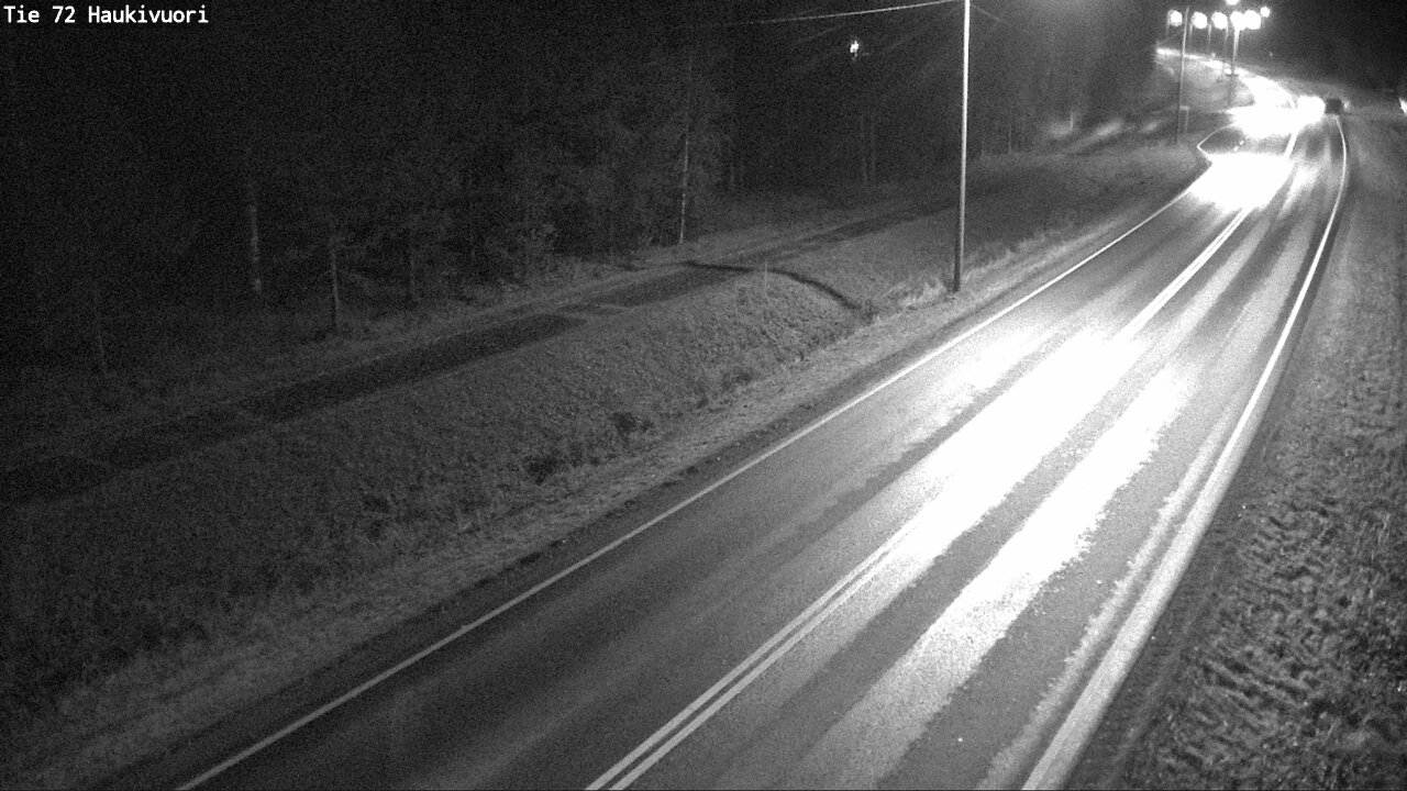 Weather Camera Image Road 72 Haukivuori, Mikkeli, Etelä-Savo