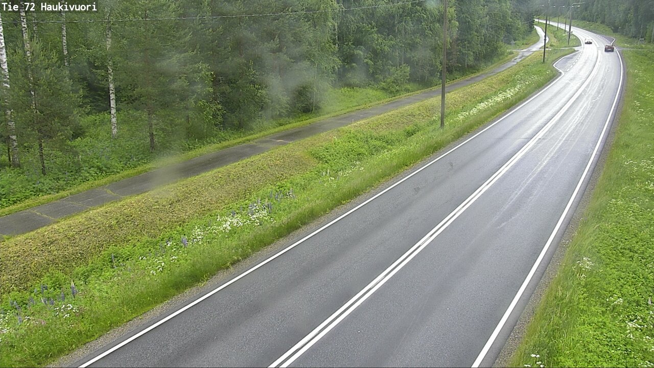 Weather Camera Image Road 72 Haukivuori, Mikkeli, Etelä-Savo