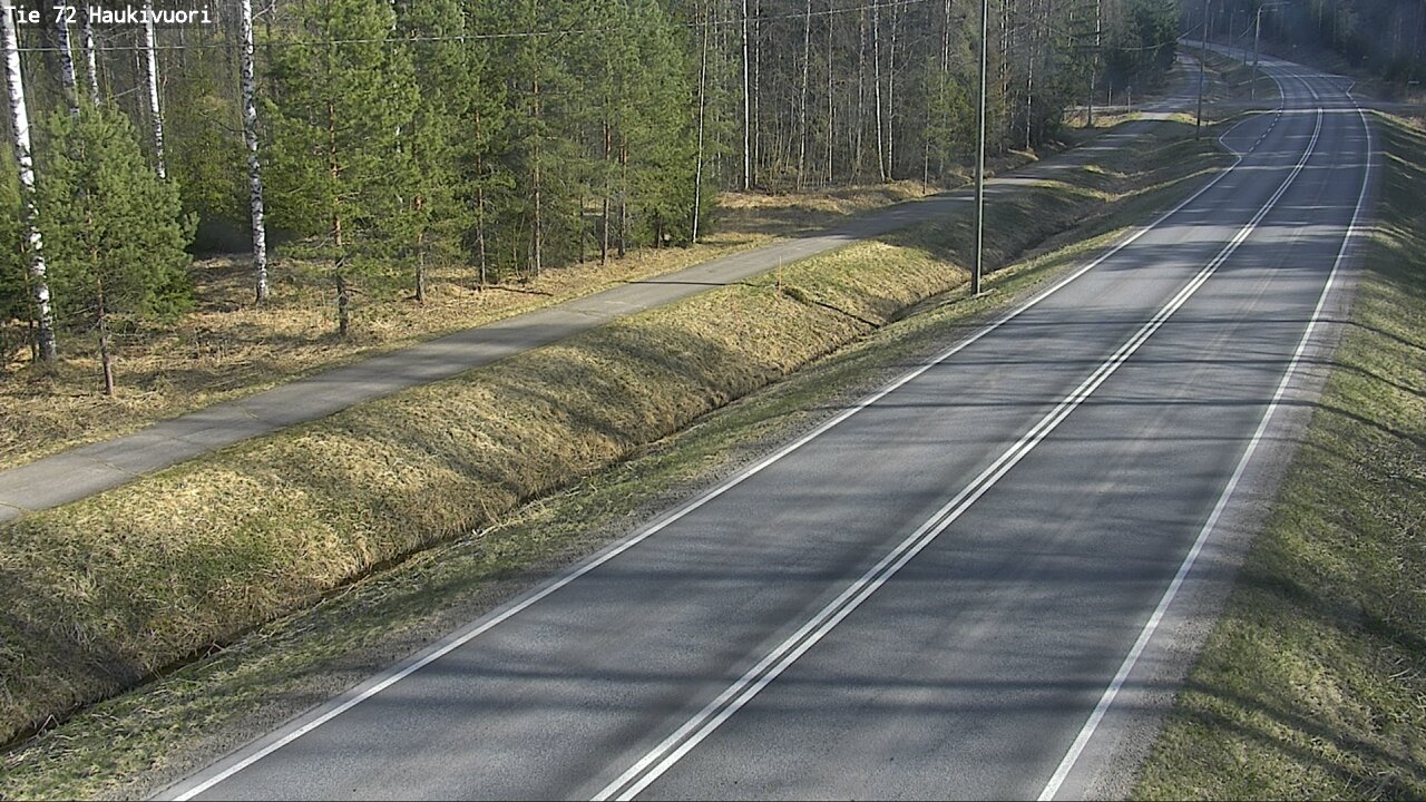 Weather Camera Image Väg 72 Haukivuori, Mikkeli, Etelä-Savo