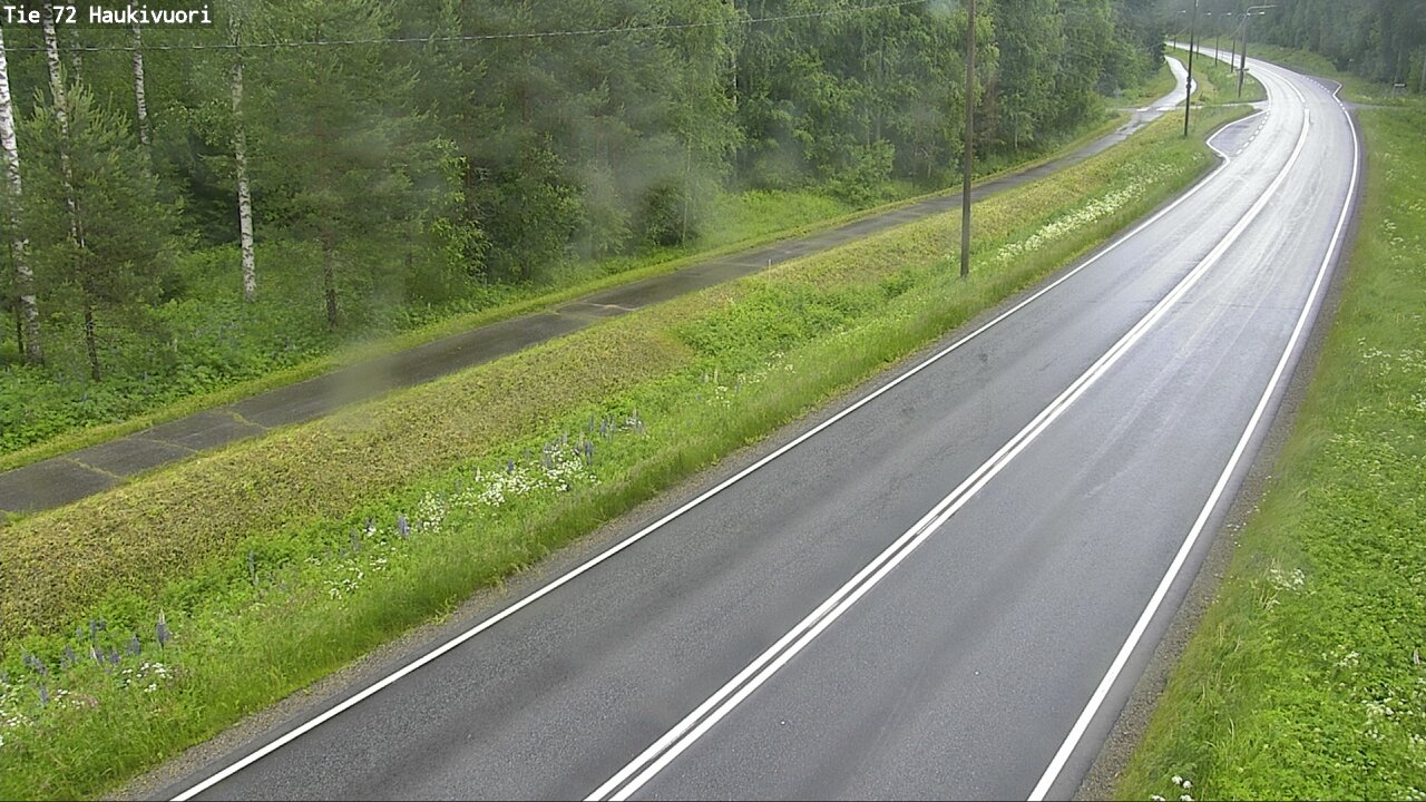 Weather Camera Image Road 72 Haukivuori, Mikkeli, Etelä-Savo