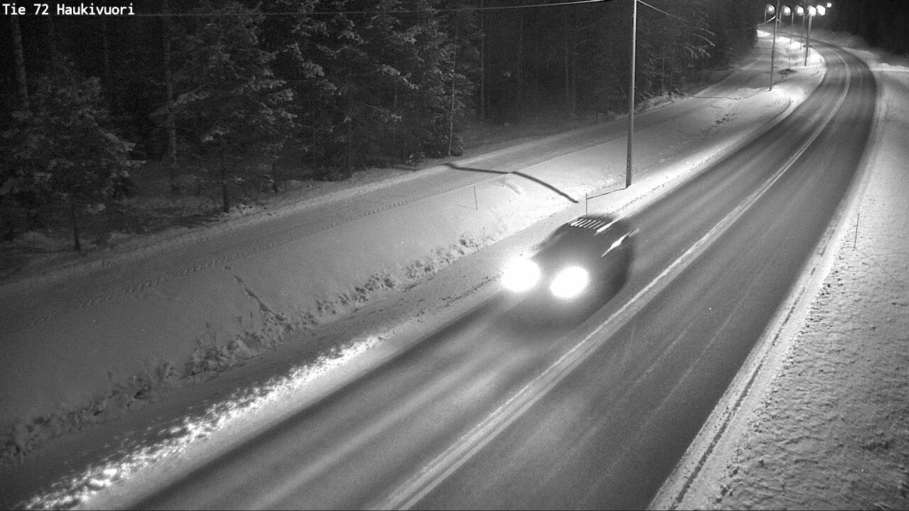 Weather Camera Image Väg 72 Haukivuori, Mikkeli, Etelä-Savo