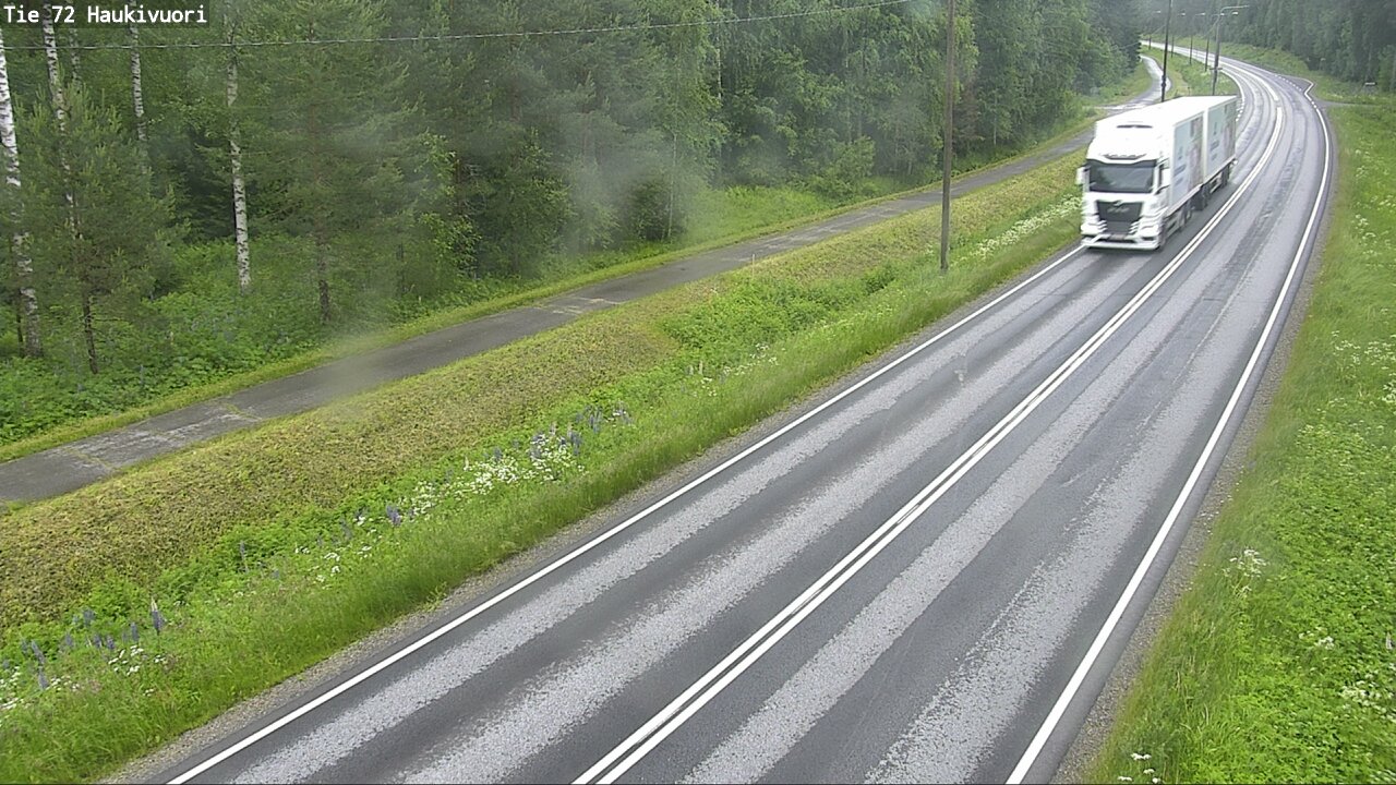 Weather Camera Image Väg 72 Haukivuori, Mikkeli, Etelä-Savo