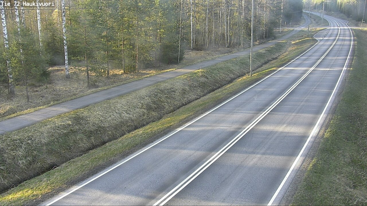 Weather Camera Image Road 72 Haukivuori, Mikkeli, Etelä-Savo