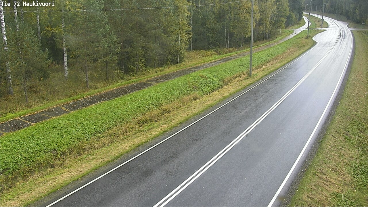 Weather Camera Image Road 72 Haukivuori, Mikkeli, Etelä-Savo