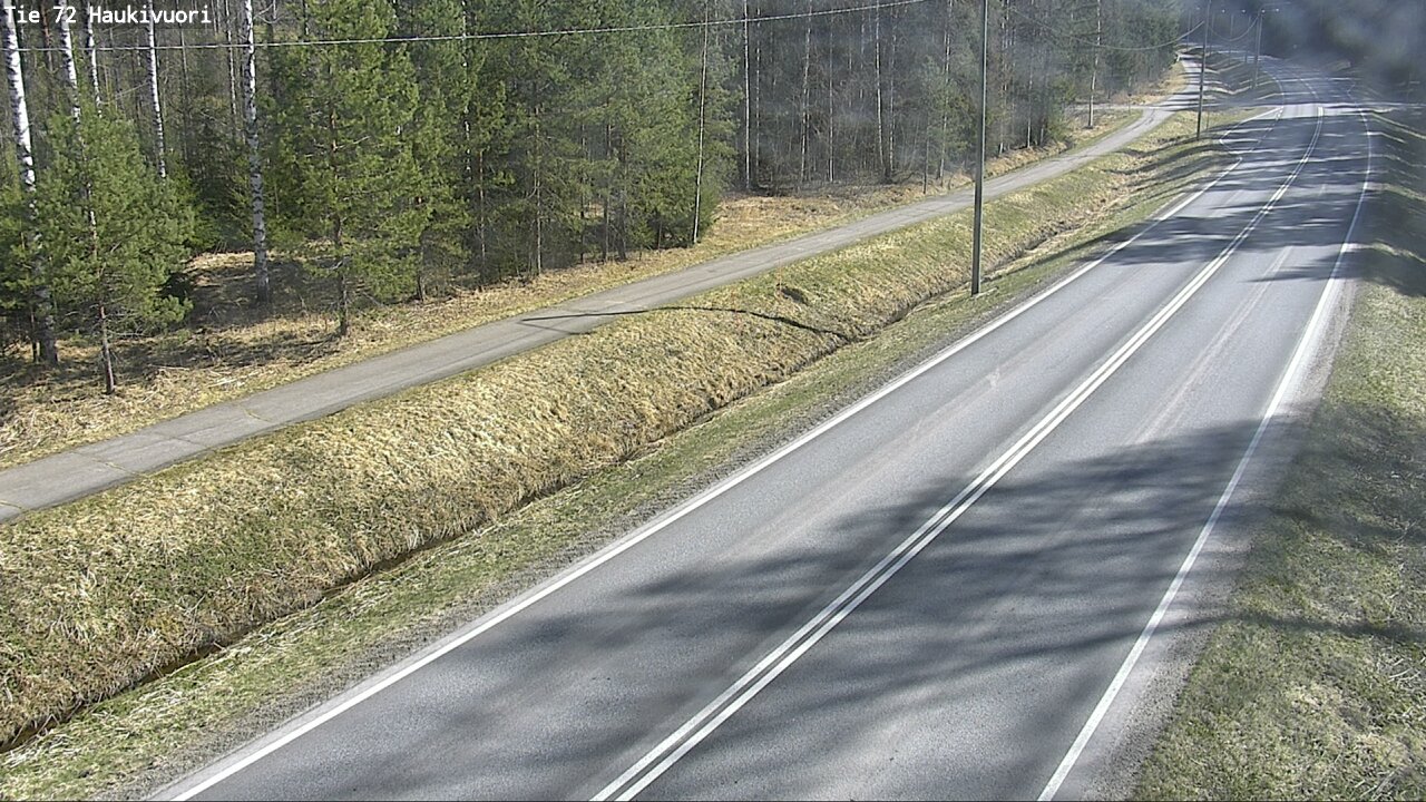 Weather Camera Image Väg 72 Haukivuori, Mikkeli, Etelä-Savo