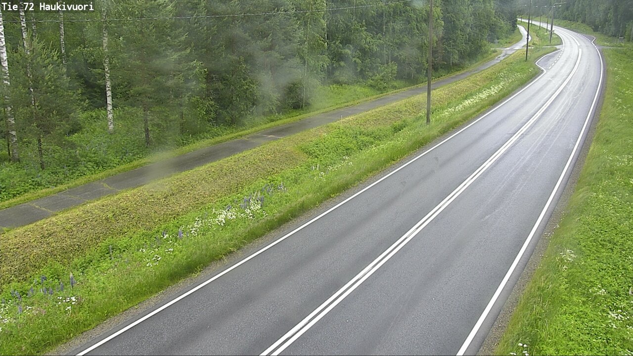 Weather Camera Image Road 72 Haukivuori, Mikkeli, Etelä-Savo