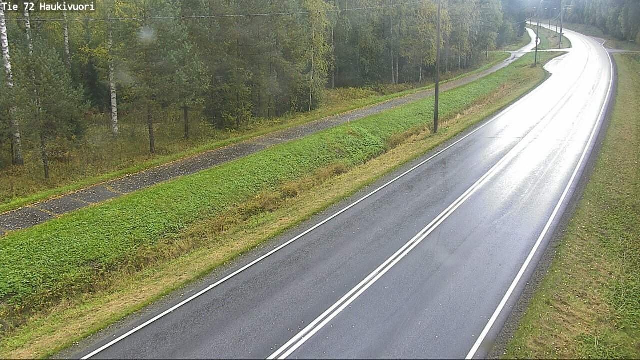 Weather Camera Image Road 72 Haukivuori, Mikkeli, Etelä-Savo