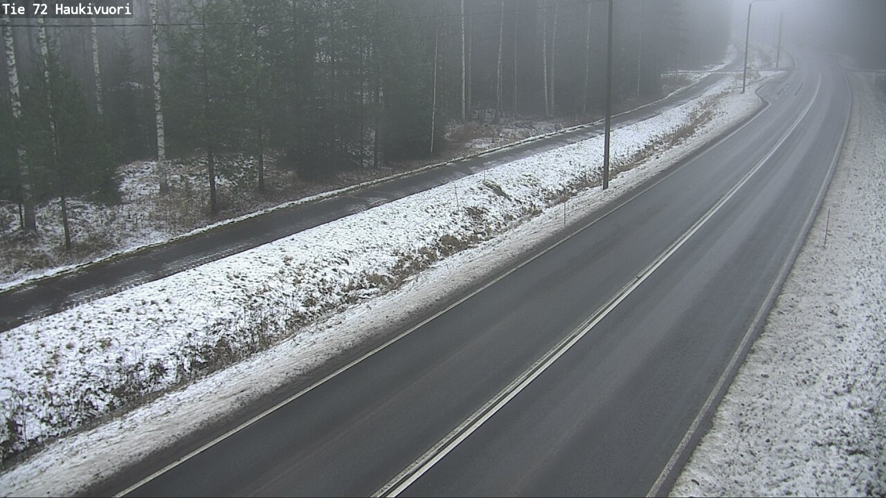 Weather Camera Image Väg 72 Haukivuori, Mikkeli, Etelä-Savo